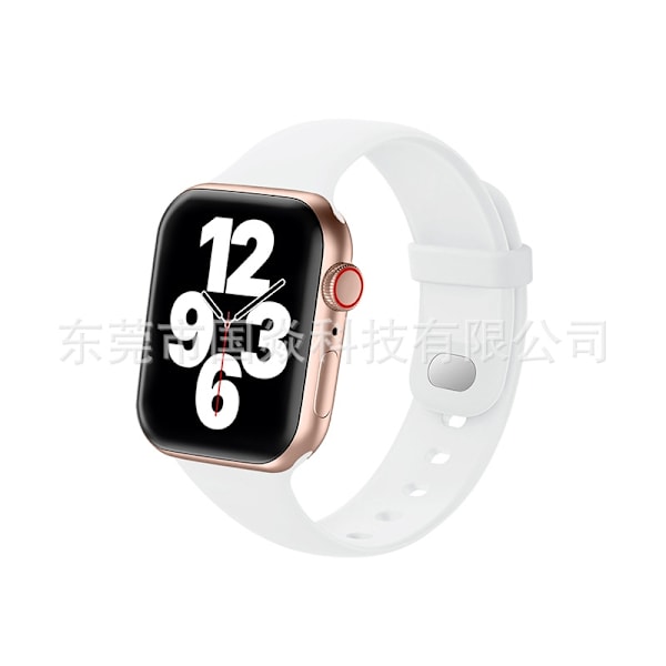 Kellon ranneke Apple Watch iWatch 42/44/45 Valkoinen