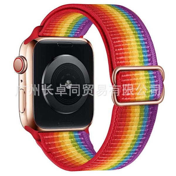 Klockarmband för Apple Watch iWatch 38/40/41/series10-42 Regnbåge