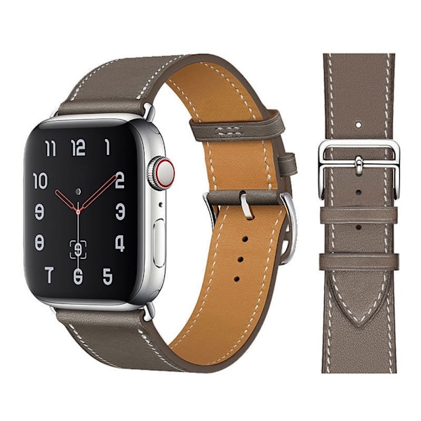 Kellon ranneke Apple Watch iWatch 38mm/40mm/41mm ruskea