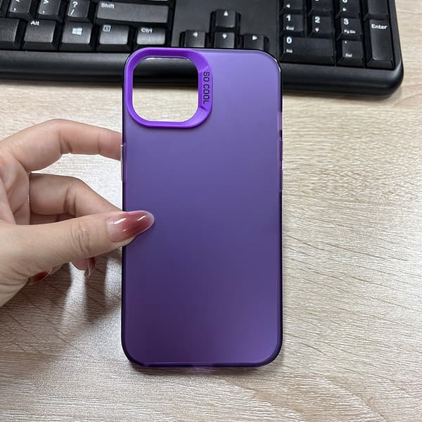 2 stk. Etui til iPhone 17 Pro Max Sølv IMD Farve Sølv Stødsikker