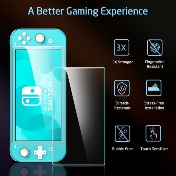 For Switch Lite Tempered Film HD Full Screen Protective Film Game Console Filmmontert glass