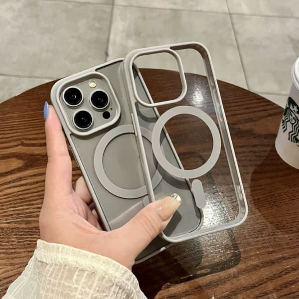 Etui til iPhone 17 PRO Akryl Magnetisk Holder