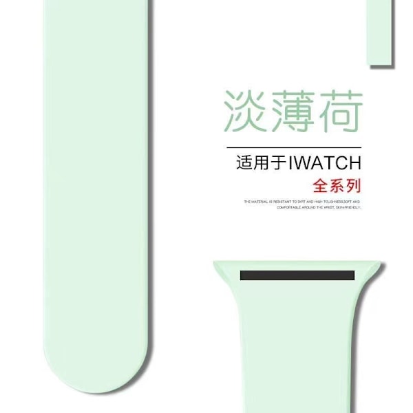 Kellon ranneke Apple Watch iWatch 42/44/45/49mm Extended S10 46 Official Light Mint -kelloon