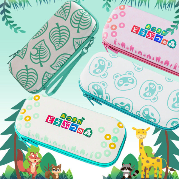 För Nintendo NS Switch Animal Crossing Storage Bag Switch Lite Host Protection Hardshell Bag lite Mario (green)