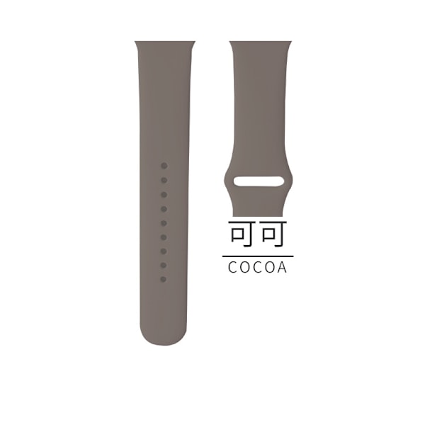 Kellon ranneke Apple Watch iWatch -kelloon Soveltuu: 1-9 sukupolvi/SE 38/40/41mm/S10:42 Laajennettu 24 kaakao