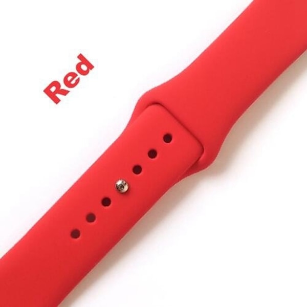 Kellon ranneke Apple Watch iWatch 42/44 pitkä 04 punainen