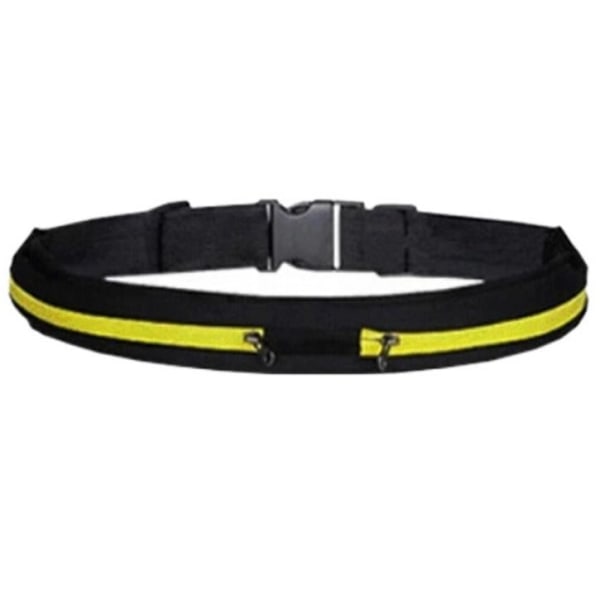 Fanny Pack juoksuhihna vyötärölaukun organizer Outdoor Stretch Sports -monitoimi Yellow Average size