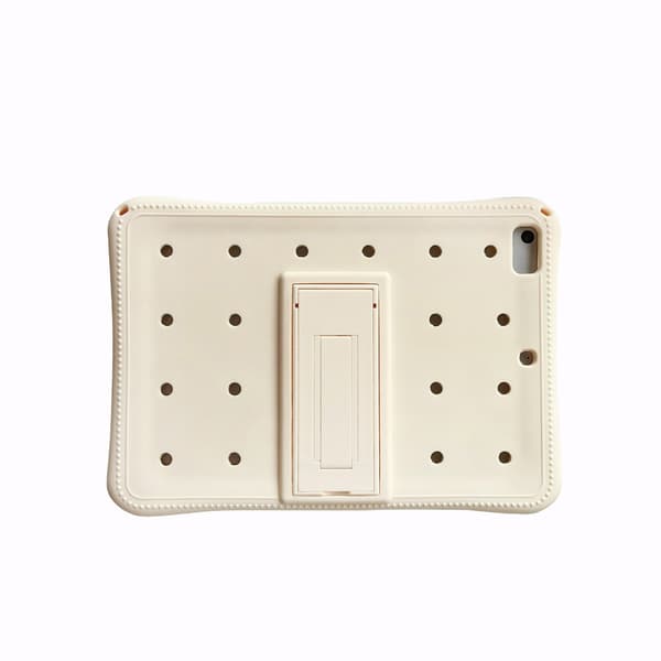 Etui for iPad Air 2/ 6/Pro 9.7\" hvit solid farge hullspenne