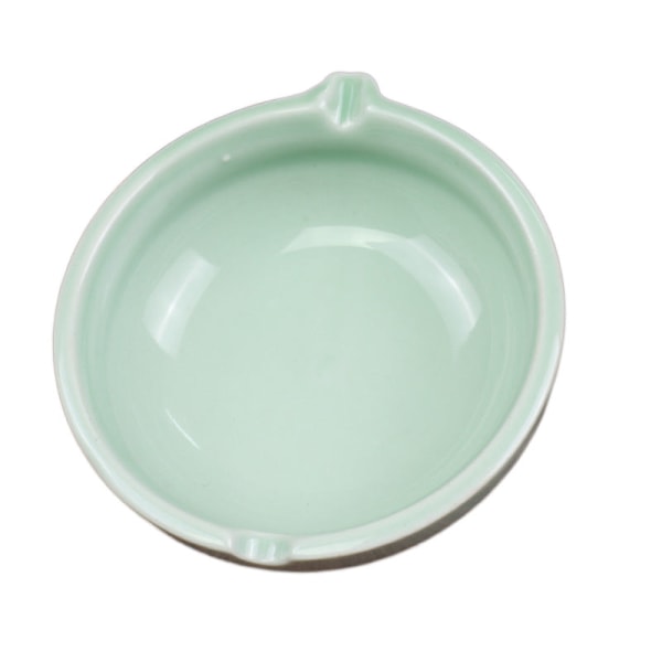 Askebeger Jingdezhen Keramisk funksjonell pennholder Glasert Celadon Vannskål Skrivebørstevaskerpalett Plum Blue