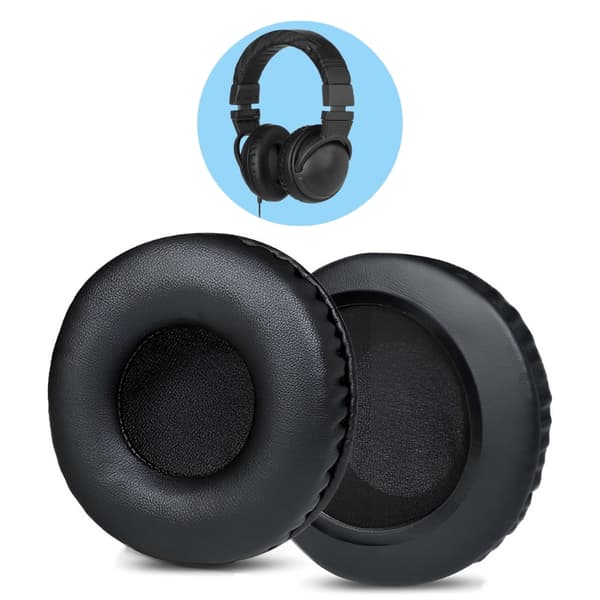 1 par sorte udskiftningsørepuder til Skullcandy HESH 1.0/2 Skull Bluetooth