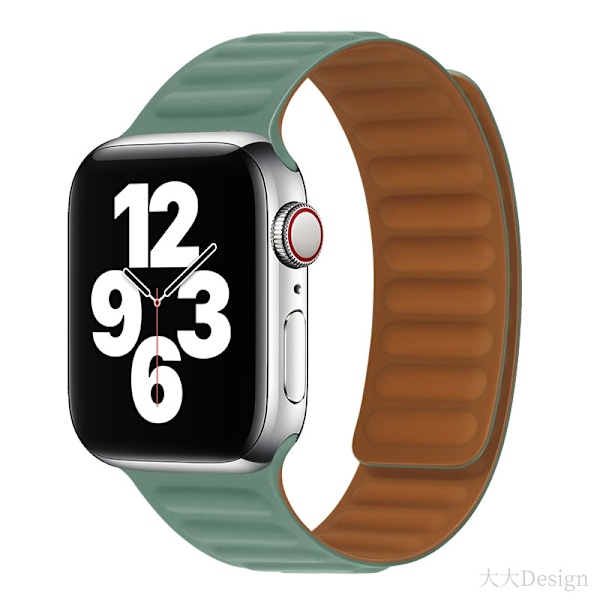 Klockarmband för Apple Watch iWatch 38/40/41mm Barrskog Grön