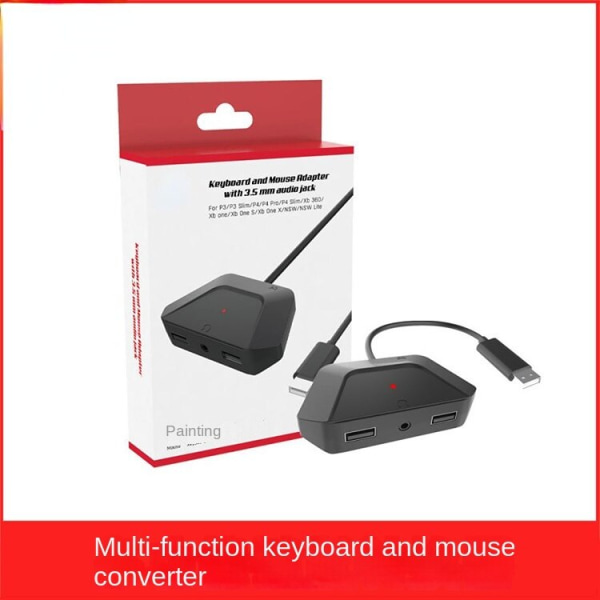 For Switch Key Mus Host Converter Audio Port Stemmefunksjon Kompatibel Ps3ps4xbox