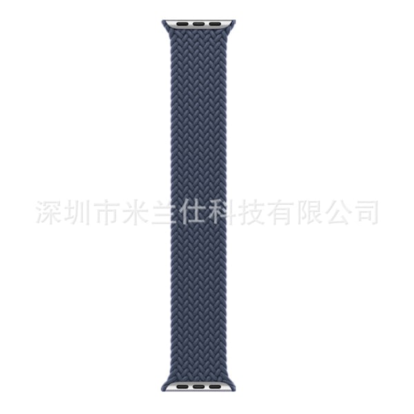 Klockarmband för Apple Watch iWatch 38/40/41/42mm-S10 M storlek handledsomkrets 165-180mm 23 Stormblå