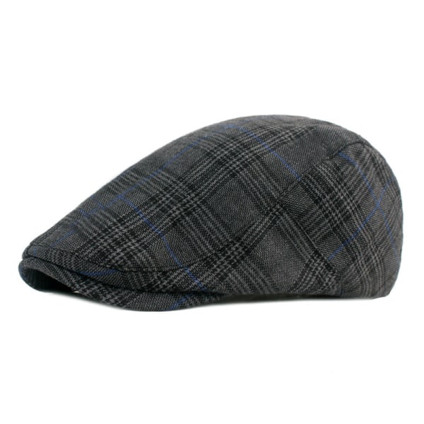 Beret Hat Peaked Cap Men and Women Simple Beret Sun Hat for the Elderly Advance Hats Artistic Youth Hat Black Adjustable