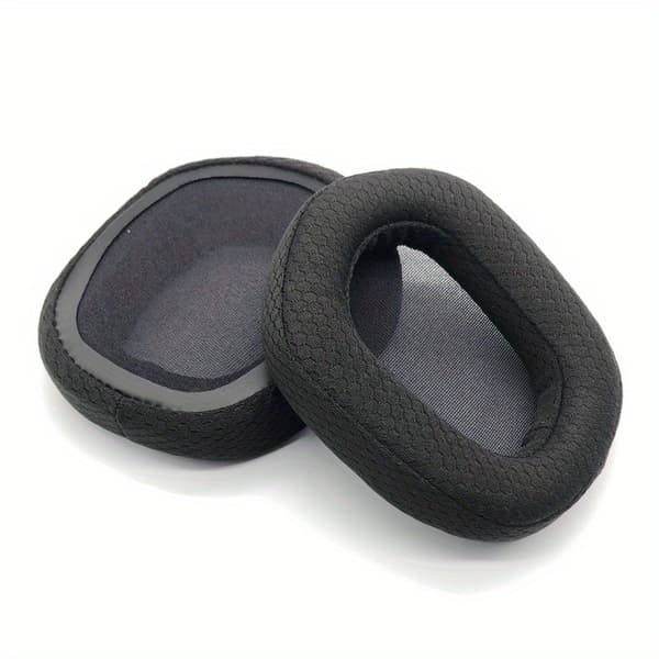 1 par svarte erstatningsøreputer for Logitech G335 G733