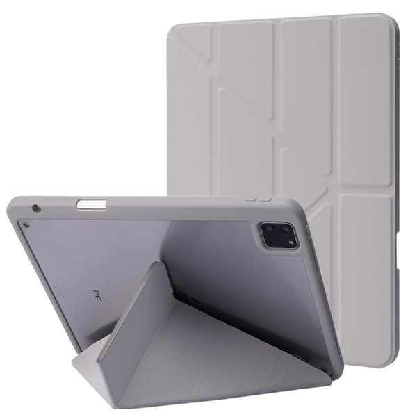 Stilfuldt etui til iPad Pro 13 2024 Grå Transparent Foldbart