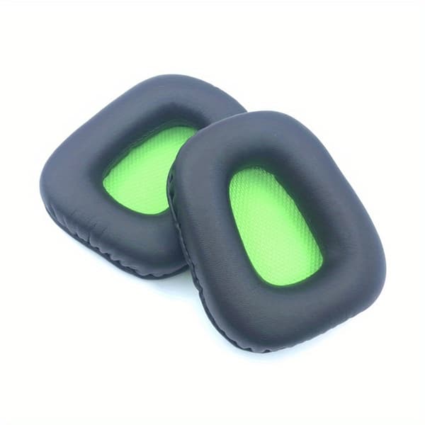 1 par sorte grønne net ørepuder til Razer Electra V2 Thunder Tooth Whale