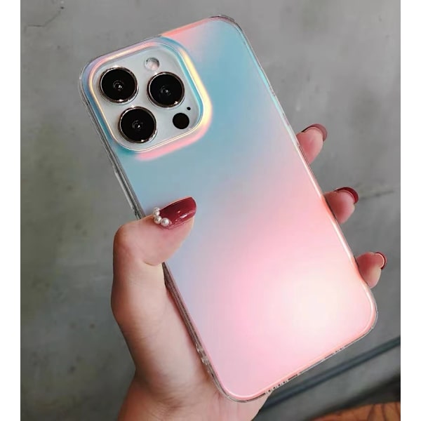Etui til iPhone 17 Pro Gradient Laser Mat Stødsikkert