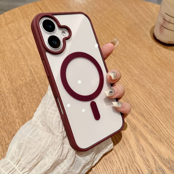 Skal för iPhone 17 Pro Max akryl magnetisk montering