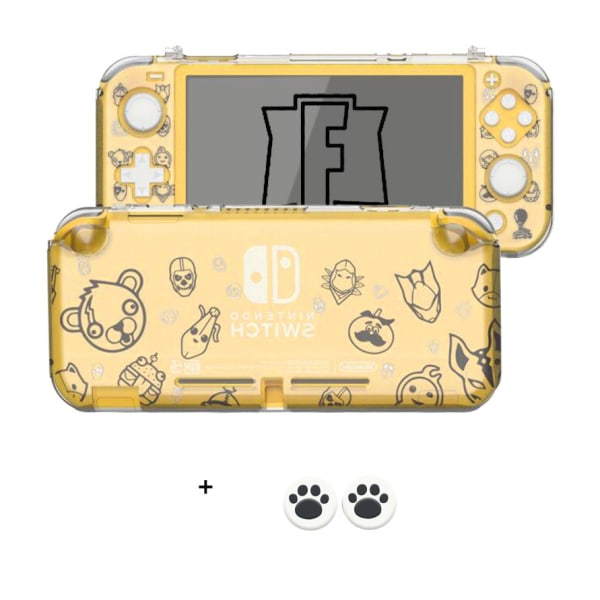 Til Switch Lite Crystal Case NS Lite Host Personality Creative Cover Mobile Sen Cat's Paw Crystal Case Transparent