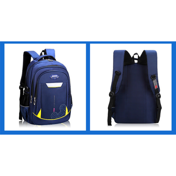 Kouluopiskelijareppu College Bookbag Matkalaukku Suurikapasiteettinen kulutusta kestävä rasituksen vähentäminen Sky blue medium