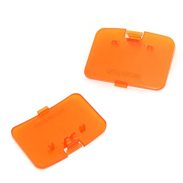 Til Nintendo N64 udvidet kortdæksel Hukommelseskortudvidelsespakke Kortslotdækseldæksel til beholderdørdæksel Transparent orange