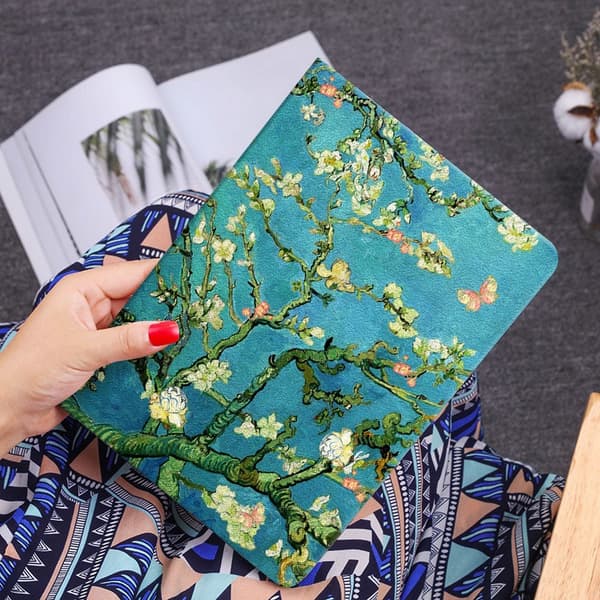 Stilig etui for iPad Pro 10.5\" Aprikosblomst