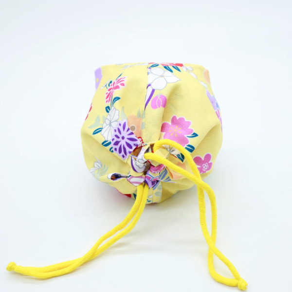 Naisten käsilaukku Japanilaistyylinen Kimono Hand Gadget Matkapuhelin Special Japanilainen Style Hand Light yellow big Daisy Average size