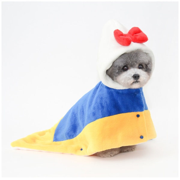 Pet Tøj Efterår og Vinter Varm Pet Sovepose Kram Tæppe Pet Suit Yellow and Blue L