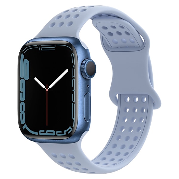 Kellon ranneke Apple Watch iWatch 38/40/41/42mm vaaleansininen