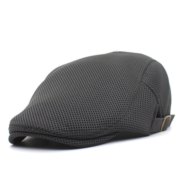 Beret Hat 2022 Summer åndbar Mesh Sunshade modehætte Black Adjustable