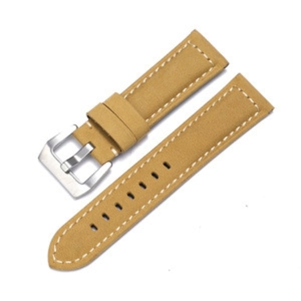 Kellon ranneke Apple Watch iWatch 38/40mm vaaleanruskea hopeasolki