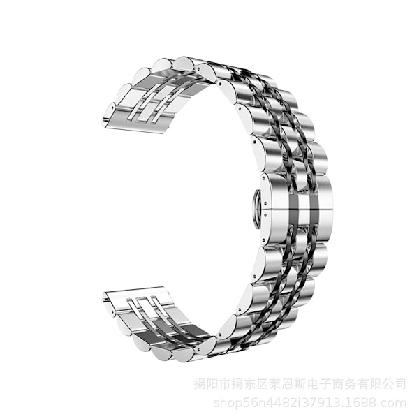 Urrem til Apple Watch iWatch Anvendelig interface 38-40-41mm HW-Sølv Sort Smart Syv Perler