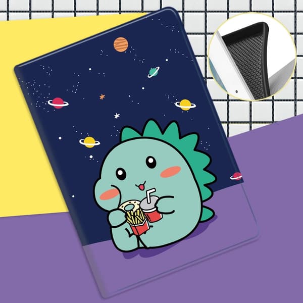 Stilfuldt etui til iPad Air3/Pro 10.5\" Space Dinosaur Mini