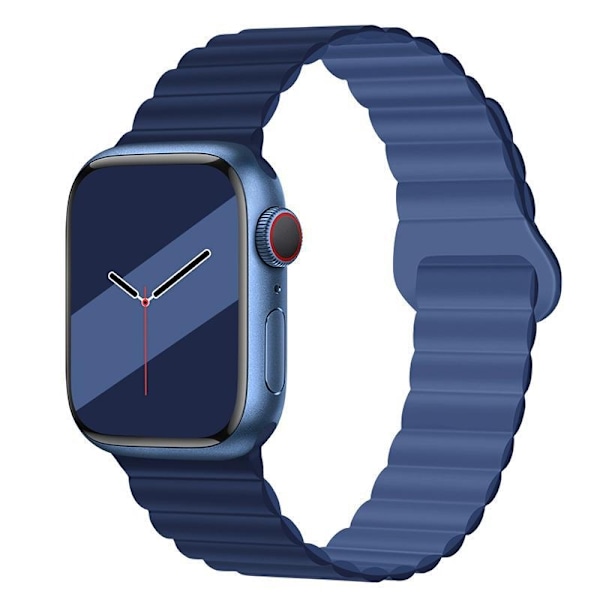 Kellon ranneke Apple Watch iWatch S10 42MM tummansiniselle ja vaaleansiniselle
