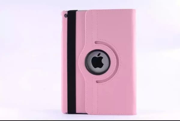 Stilfuldt etui til iPad Pro 9.7\" Pink Roterende Læder Litchi Tekstur Pink