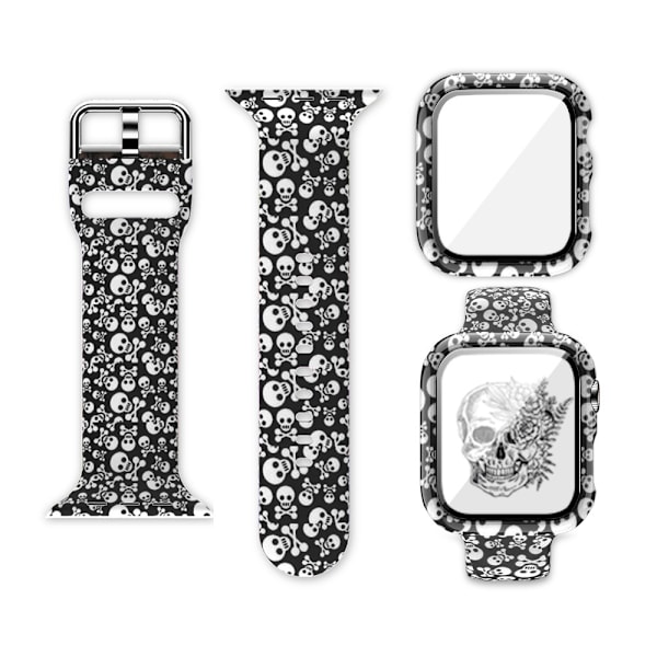 Urrem til Apple Watch iWatch 49mm Skull