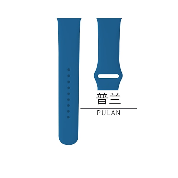 Klokkereim for Apple Watch iWatch Gjeldende: 1-9 generasjon/SE 38/40/41mm/S10:42 Utvidet 18 ensfarget blå