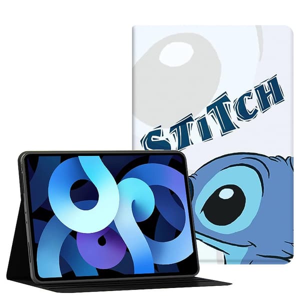Stilfuldt etui til iPad 2022 10.9\" Sød Stitch Bog Basic Bog Fold