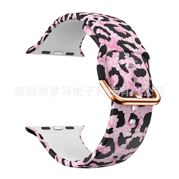 Klockarmband för Apple Watch iWatch Rosa leopardtryck 38/40/41mm