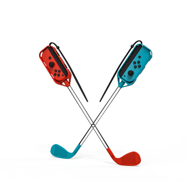 Switch Golf Grip Mario Golf Rush Left and Right Bar End Game Grip Double -paketti Red and Blue