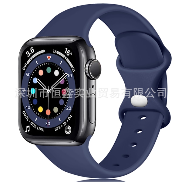 Urrem til Apple Watch iWatch 42/44/45 M/L Mørkeblå
