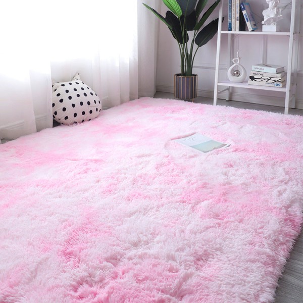 Uldtæppe Soveværelse Sengetæppe Full-Shop Princess Room Pige Garderobe Tæppe Gulv Cherry blossom powder 160 × 80cm