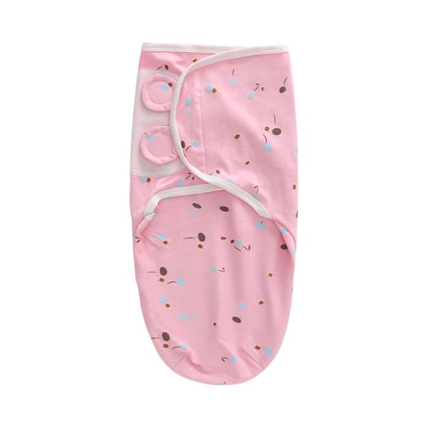 born Swaddling Makuupussi Cocoon Vauvan Peitto Hattu Set Gro-Bag Halauspeitto Pink small flower