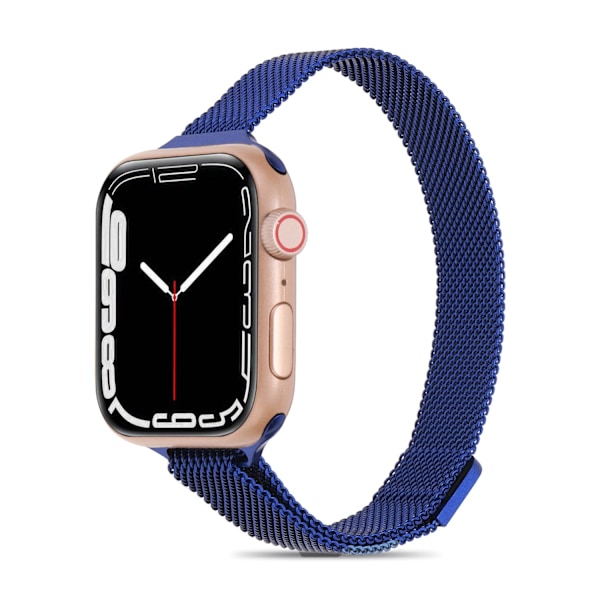 Urrem til Apple Watch iWatch 38/40/41/ 10. generation 42mm blå