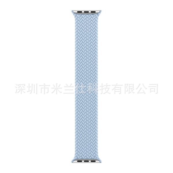 Klokkereim for Apple Watch iWatch 38/40/41/42mm-S10 L størrelse håndleddsomkrets 180-195mm 40 lyseblå