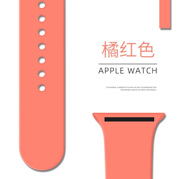 Kellon ranneke Apple Watch iWatch 38/40/41/42mm Standard/S 1 Oranssi