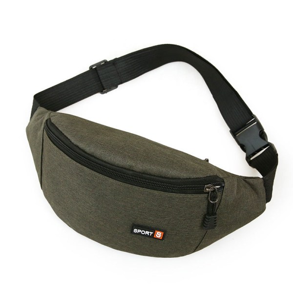Mænd kvinder Fanny Pack taljetaske Mænd udendørs sport og afslappet bryst Mænd og kvinder tætsiddende vandtæt Army Green