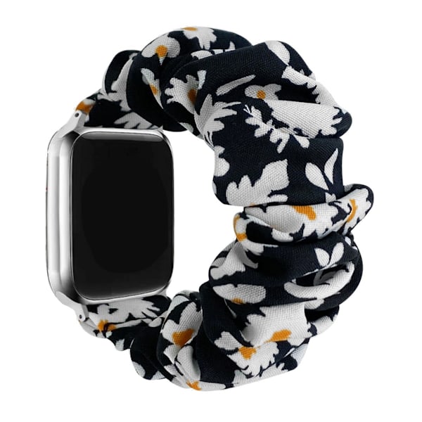 Klockarmband för Apple Watch iWatch 38/40/41mm Daisy Svart