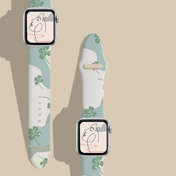 Klockarmband för Apple Watch iWatch 42/44/45/49MM Klöver